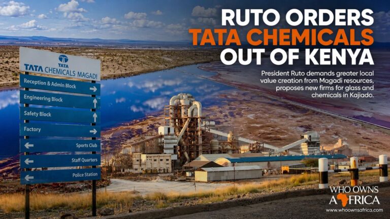 Tata Chemicals ordered to leave Kenya